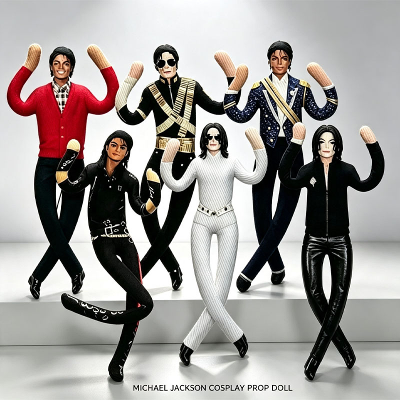 Cosplay Fire Prop - MJ Michael Jackson Poseable Bendable Plush