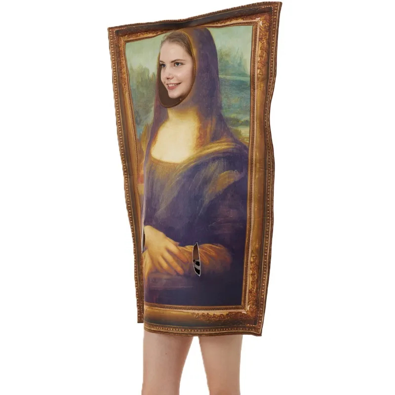 Cosplay Prop Patterns - Mural Pattern Performance Costume New Jumpsuit