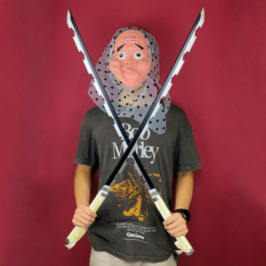 Cosplay Prop Dagger - 40inch Demon Slayer Inosuke Katana Kimetsu