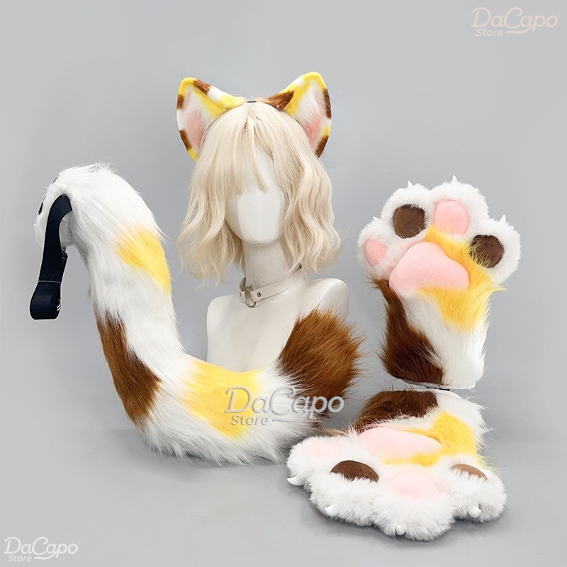 Kig Kigurumi Calico Cat Furry  - Cosplay Prop Kit 评论和价格