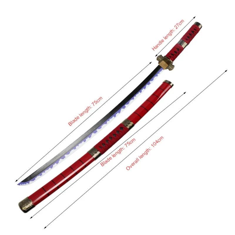 2026 Roronoa Zoro Katana Anime - Cosplay Prop Katana 评论和价格