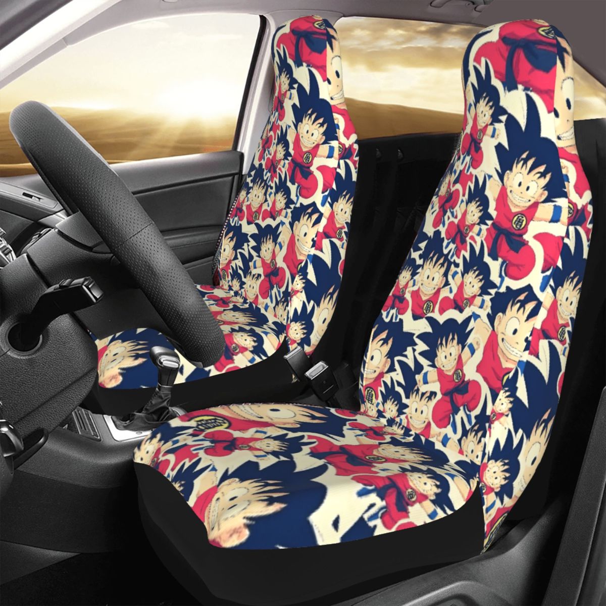DBZ Goku Pattern Universal Car - Cosplay Prop Patterns 评论和价格