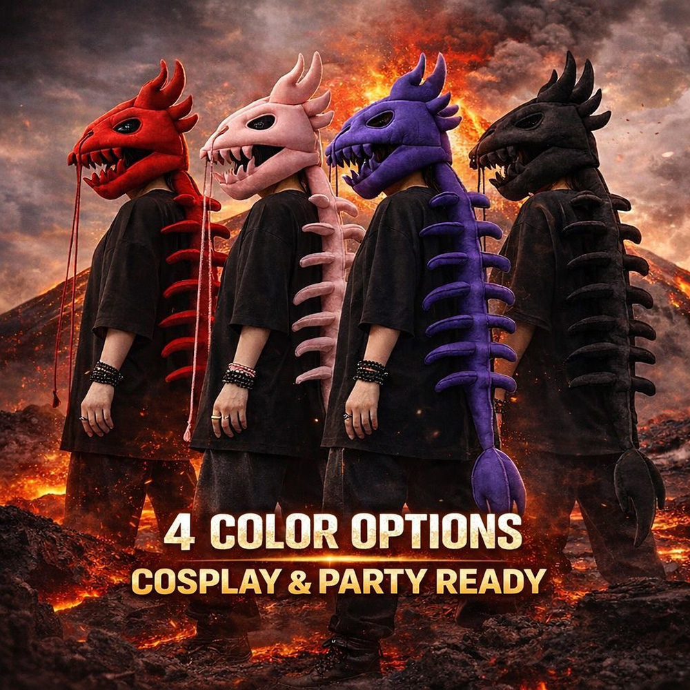 Dinosaur Skeleton Plush Headge - Cosplay Prop Patterns 评论和价格
