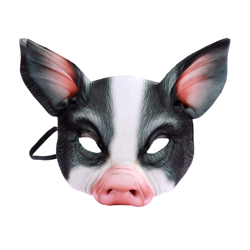 Realistic Animal Half Face Mas - Cosplay Prop Patterns 评论和价格