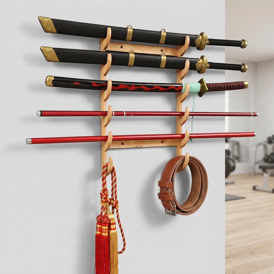 8-Layers Wall Sword Storage Sh - Cosplay Prop Dagger 评论和价格
