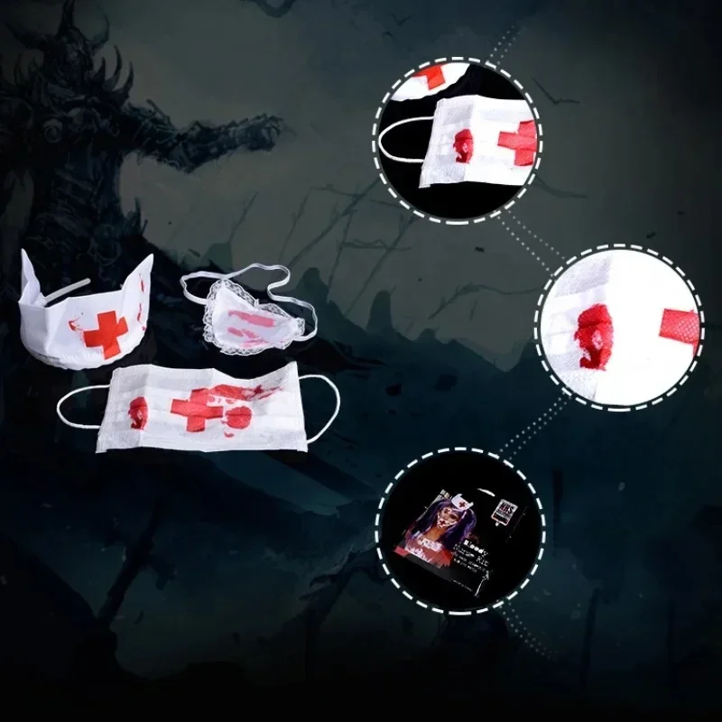3pcs/Set Halloween Bloody Nurs - Cosplay Prop Kit 评论和价格